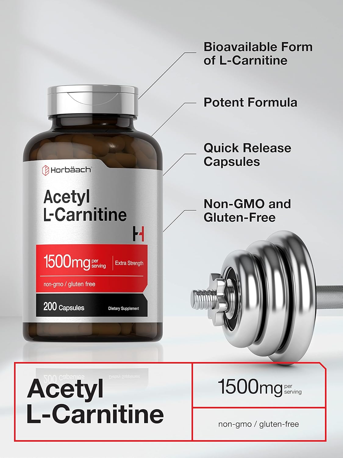 Suplementos Alimenticios L-Carnitina sin gluten