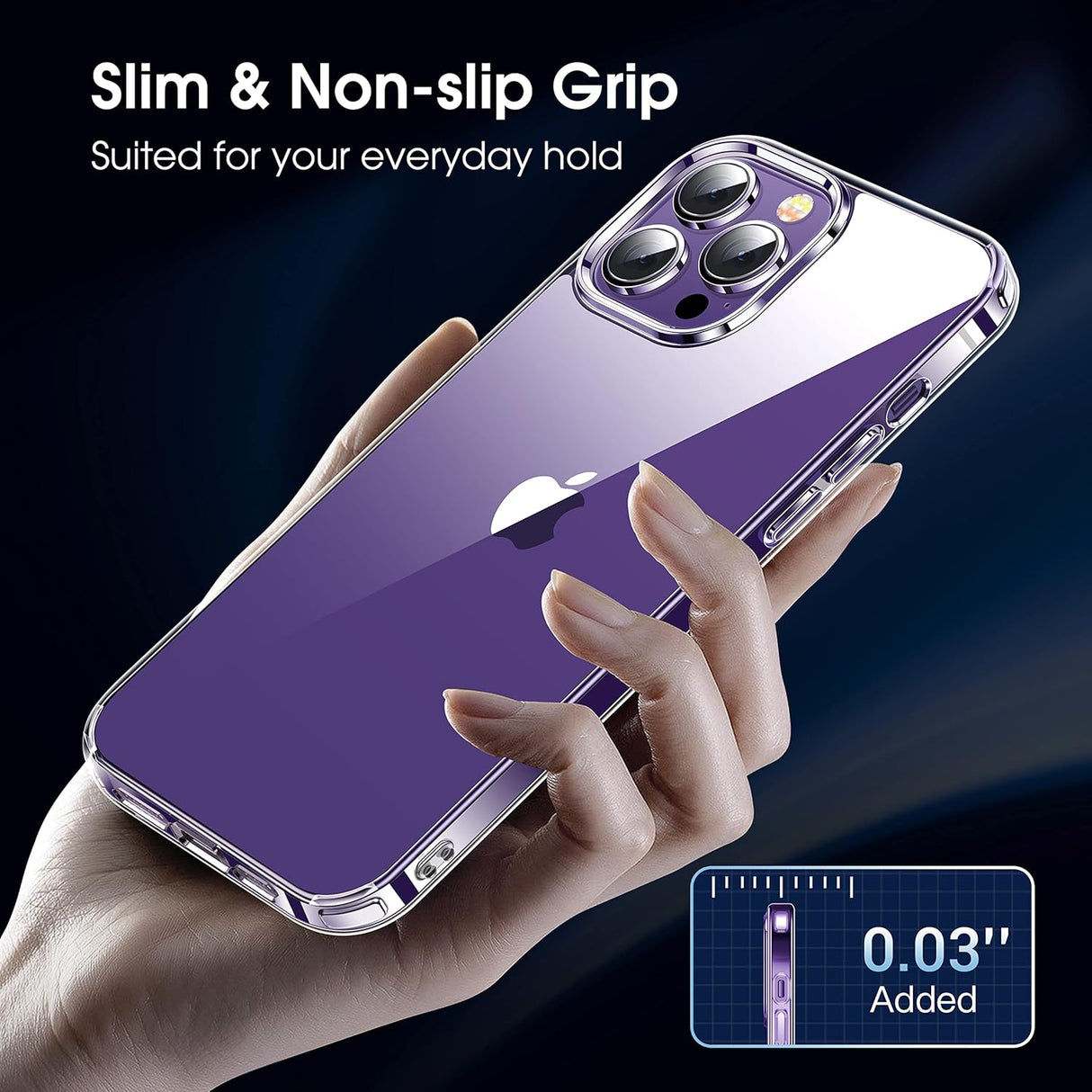 Funda transparente celular protectora a prueba de golpes