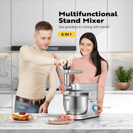 Batidora Multifuncional VIVOHOME 6 en 1 8.5qt 660W 10 Velocidades