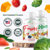 Cápsulas de Frutas y Verduras - Suplemento Natural - Pack 2