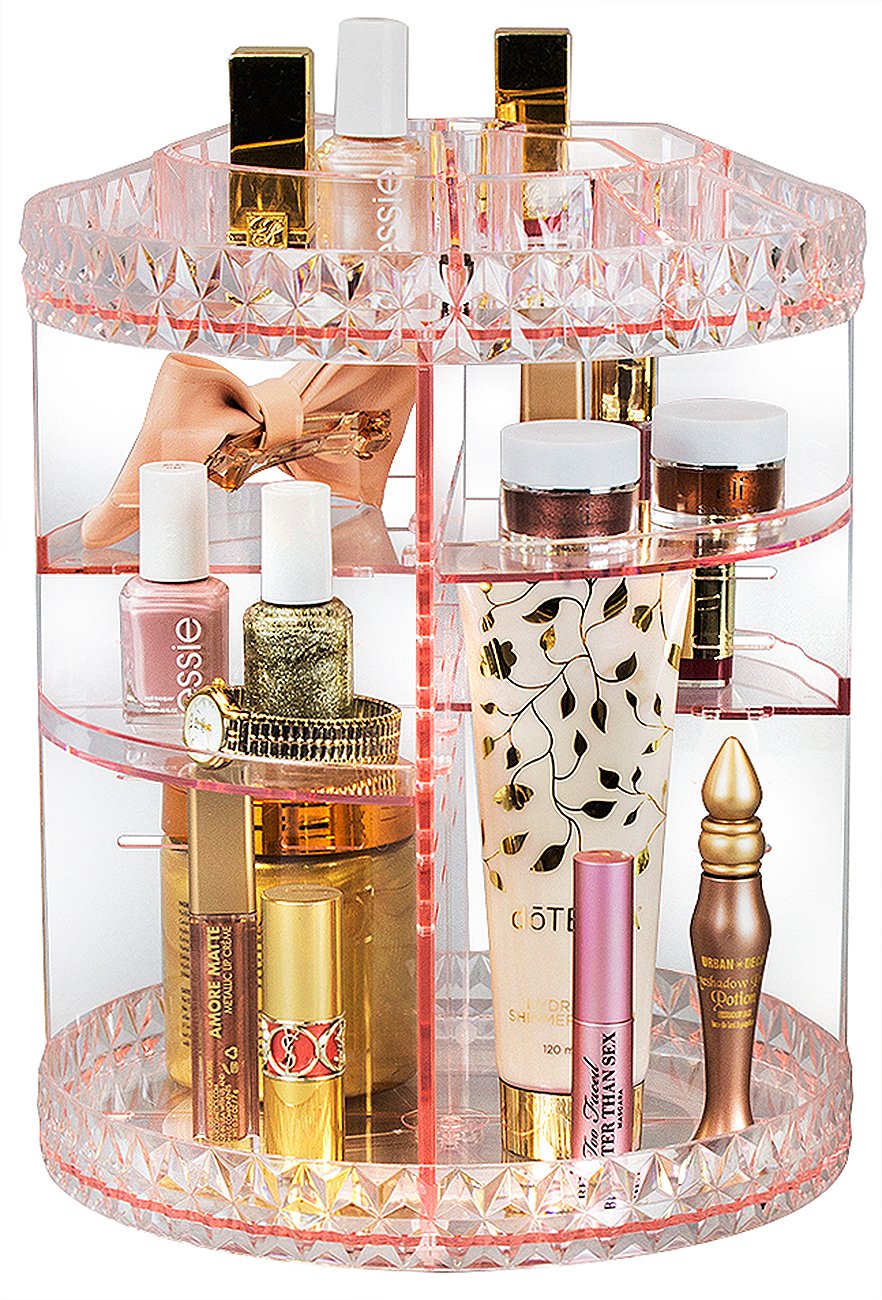 Organizador de maquillaje giratorio Sorbus almacenamiento