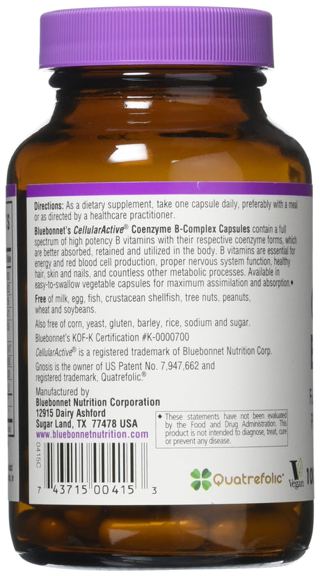 COENZIMA B-COMPLEJO, 100 Cápsulas