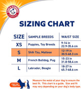 Arm &amp; Hammer Pañales para perros machos para control de olores