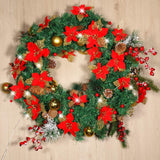 Flores Artificiales de Poinsettia, WILLBOND, 36 Piezas, Decoración