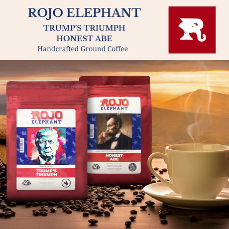 Café Molido Decaf Honest Abe, 100% Arabica, Paquete de 2 11oz