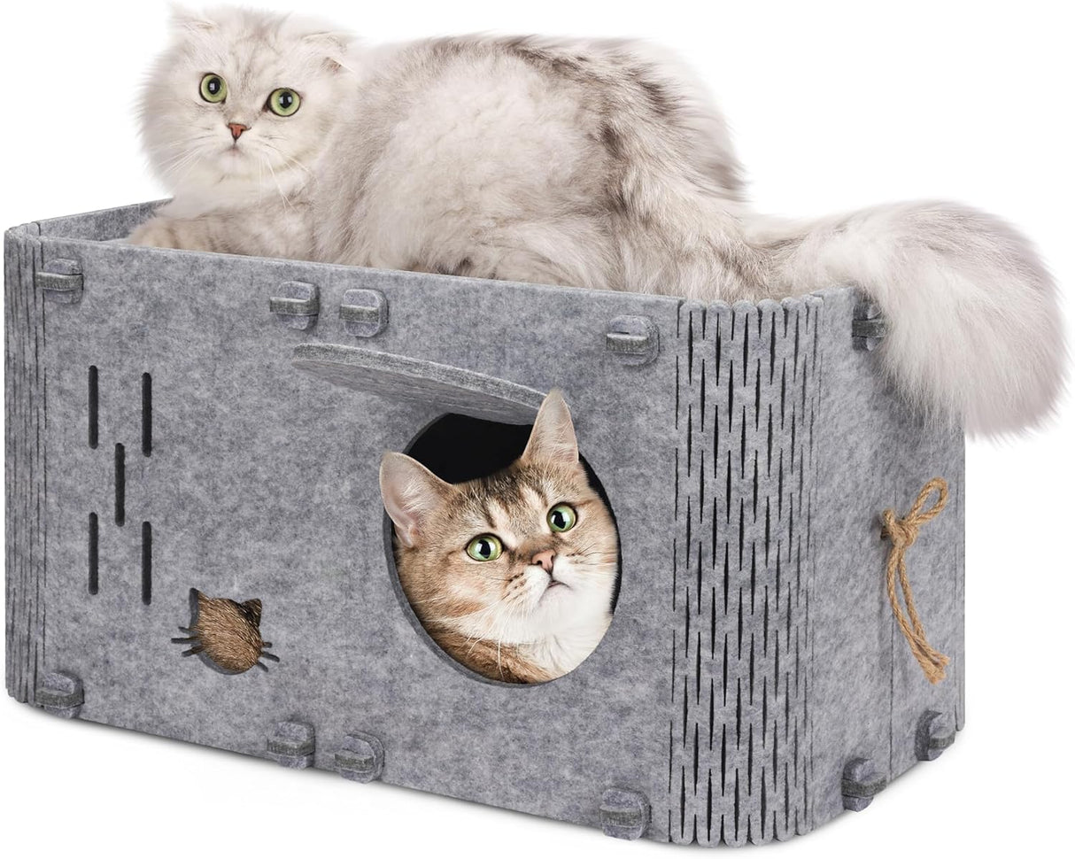 Casa para gatos Aitmexcn, cueva acogedora, resistente, grande