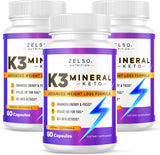 Píldoras K3 Mineral para Pérdida de Peso - 90 Días Suplemento