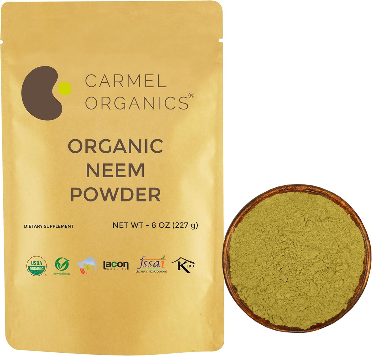 Suplemento Polvo de hojas de neem  Azadirachta Indica Powder