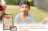 Juego de Nombres de Pirata - Fiesta Vintage - 30 Stickers 12