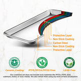Bandeja antiadherente para hornear NUTRICHEF NCSSM75