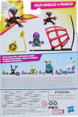 Juego de Figuras Marvel Stunt Squad, Miles Morales y Prowler