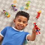 Figuras de Acción Spidey, Marvel, 5 Piezas, 4 Pulgadas, Exclusivo