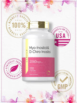 Suplemento Mio-inositol y D-Chiro Inositol 2060mg  150 cáp