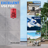 Parlante de altavoces Bluetooth PYLE-HOME PDWRBT36RD