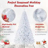Árbol de Navidad Artificial 7.5ft Goplus, Pino Premium, Unlit