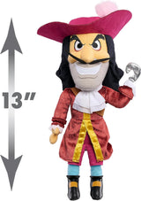 Muñeco de peluche Capitán Hook, Just Play, 33 cm, exclusivo Amazon