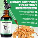 Suplemento Herbal para Riñones, Apoyo Salud Canina 2 oz