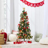Árbol de Navidad Artificial 4ft Best Choice Products, Pre-iluminado