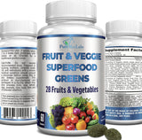 Suplementos superalimentarias  Frutas y verduras 60 tabletas