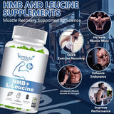 Suplementos de HMB y Leucina en Gummies, 2 Packs, 120u