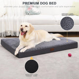 Cama ortopédica para perros MIHIKK, espuma de huevo 42x29 pulgadas