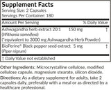 Suplemento de Ashwagandha Futurebiotics 360 Cápsulas Vegetarianas