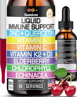 Suplemento Quercetina de zinc, vitamina C D3  líquido