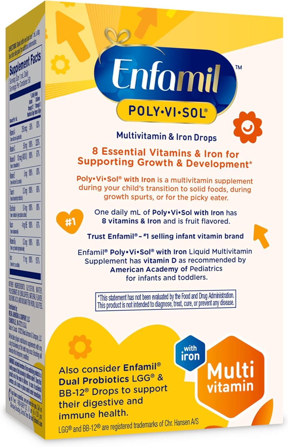Enfamil Vitamina líquida Poly-Vi-Sol con hierro 50mL