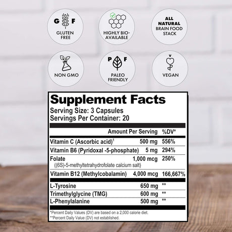 Suplementos Alimenticios de dopamina alimento para  cerebro