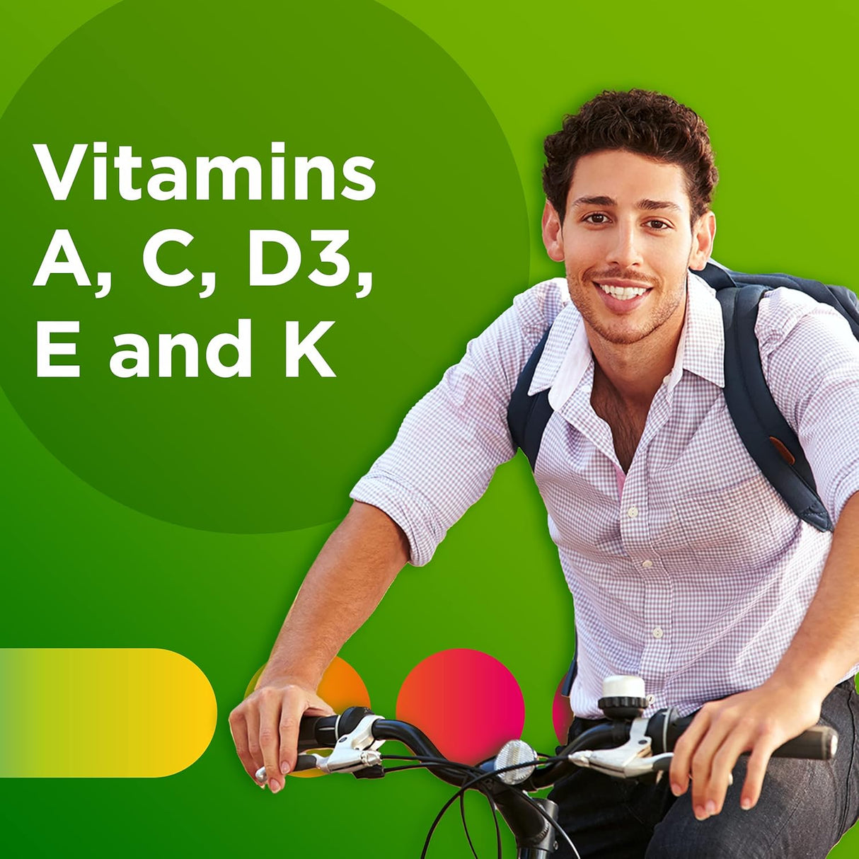 Suplemento multivitamínico para adultos con antioxidantes