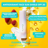 Protector facial antioxidante mineral SPF 30 Kopari