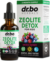 Zeolite Detox Líquido para Niños - Clinoptilolita y Vitaminas, 2oz