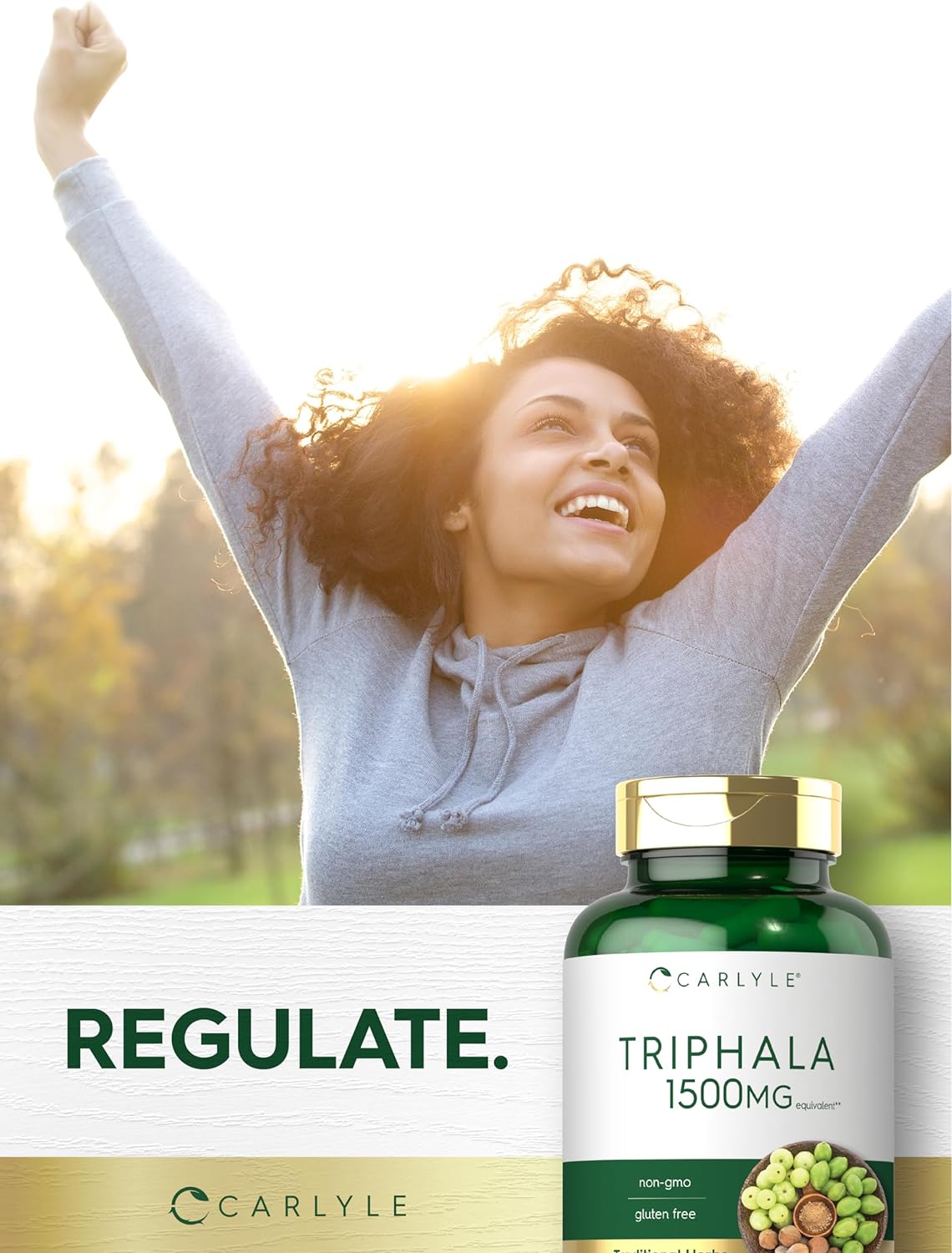 Suplemento Carlyle Triphala Cápsulas 1500 mg 180 unidades