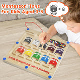 Juego Magnético de Números y Colores, Montessori, 3 Años+
