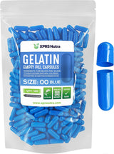 Cápsulas Vacías Gelatina XPRS Nutra 00 - 500 Unidades