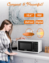 Microondas Comercial Chef 0.9 pies cúbicos, 900W, 10 niveles