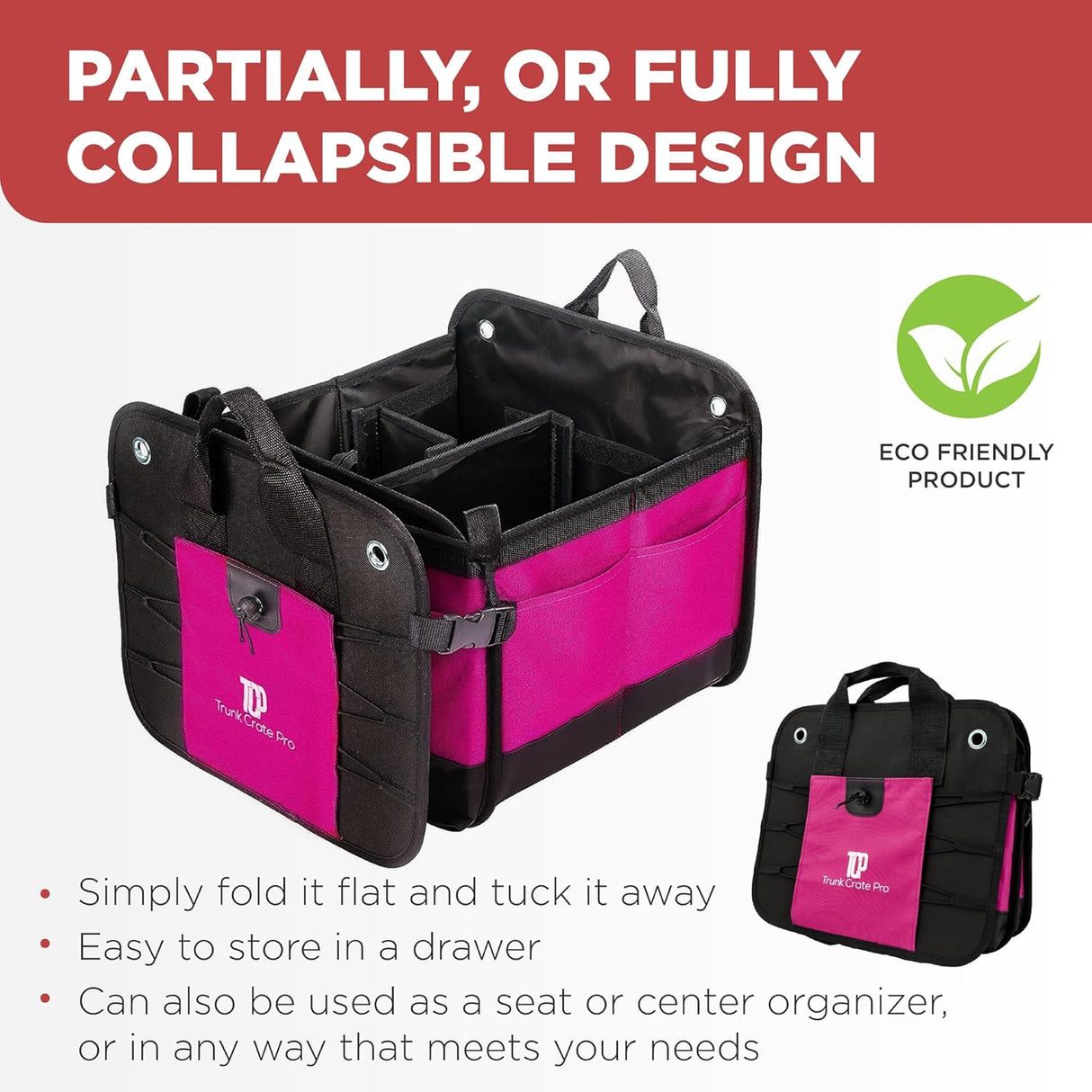 Organizador de Maletero SUV y Jeep TRUNKCRATEPRO - Ajustable
