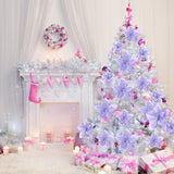 Flores Artificiales Poinsettia Glitter, WILLBOND, 36 Piezas