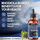 Suplemento Rhodiola 17en1 con Ashwagandha, Magnesio y L-Theanina