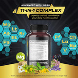 Suplemento CORTISOL WELLNESS: Magnesio, Ashwagandha, 150 Caps