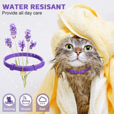 Collar relajante para gato Weewooday con aroma a lavanda