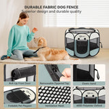 Parque para Perros, Portable, Zipper Superior, Grande, Indoor/Outdoor