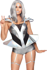 Disfraz de cadete espacial para mujer talla XS