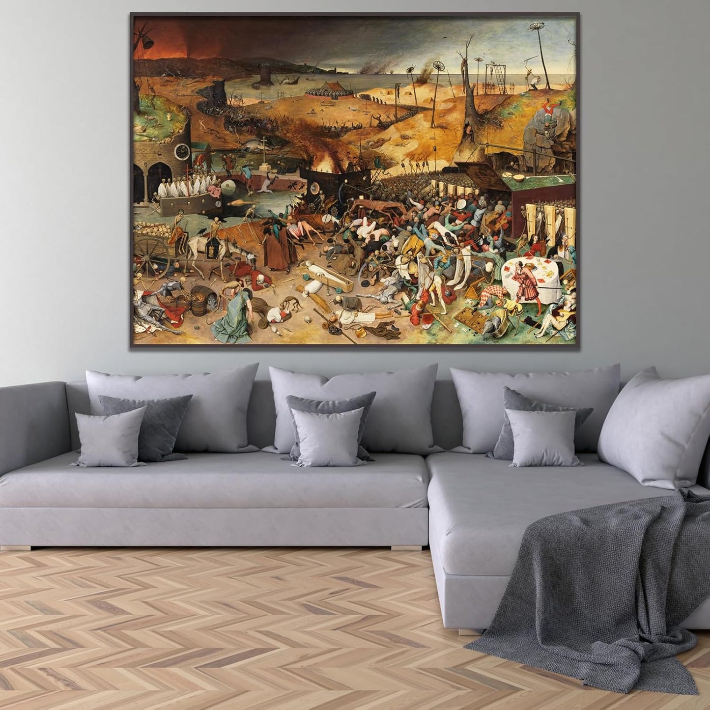 Póster Retro Pieter Bruegel El Viejo El Triunfo de la Muerte