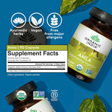 Suplemento de Amalaki Orgánico con Vitamina C, 90 cápsulas