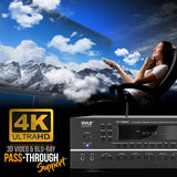 Amplificador estéreo Bluetooth de 7.1 canales Pyle PT796BT