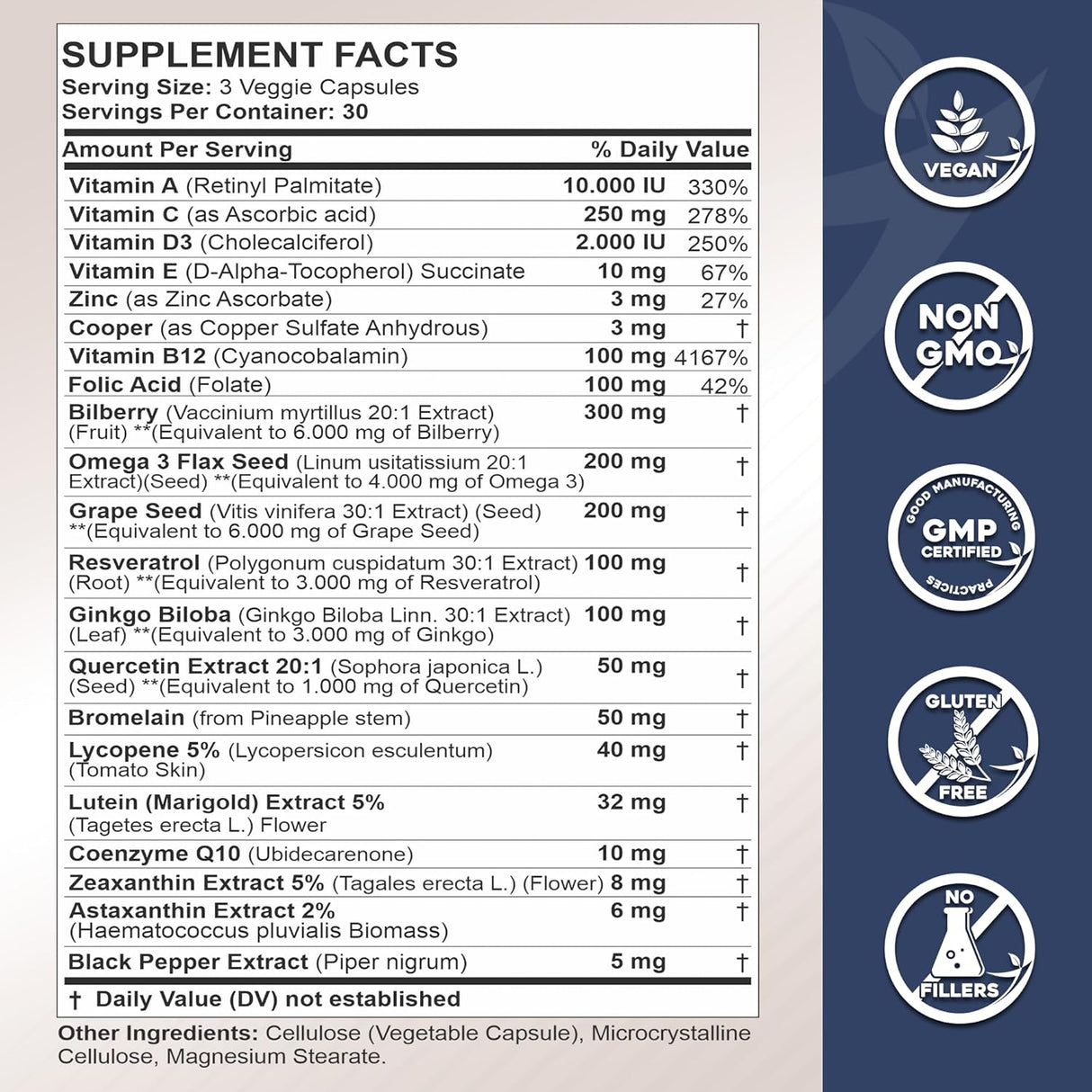 Suplementos de luteína y zeaxantina salud ocular Astaxantina