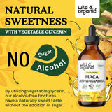 Gotas de Maca y Ashwagandha - Suplementos Orgánicos 4 oz
