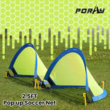 kit de futnbol para niños con portería, red y conos