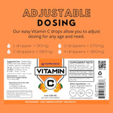 FWS Vitamina C Líquida Orgánica para Adultos y Niños